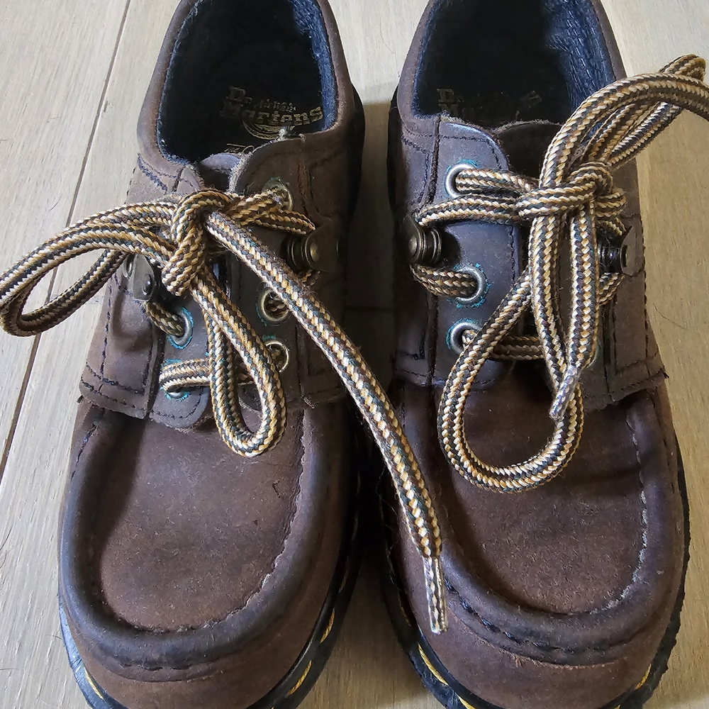 Dr. Martens Dark Brown Leather Shoes